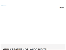 Tablet Screenshot of gmmcreative.com